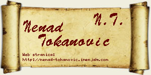 Nenad Tokanović vizit kartica